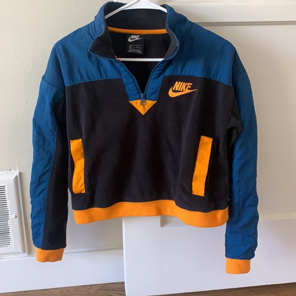 Nike Womens XS Cropped Pullover Fleece / Sweatshirt
